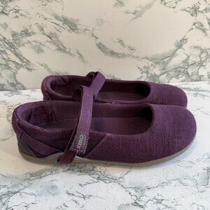 Xeroshoes Women 8.5 Mary Jane Shoe Barefoot Purple Fabric Comfort Wide Toe Box